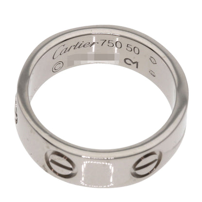 CARTIER   Ring love ring #50 K18 White Gold Ladies