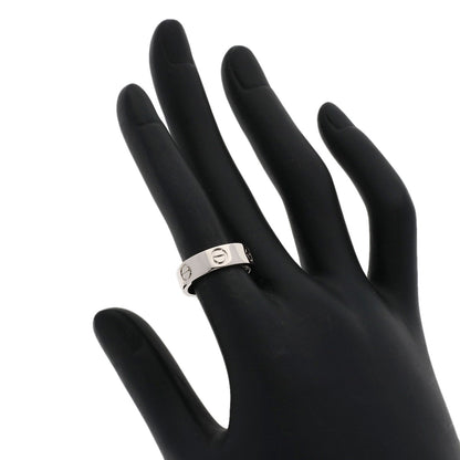 CARTIER   Ring love ring #50 K18 White Gold Ladies