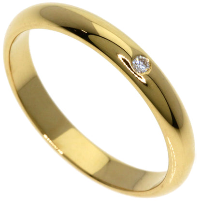 CARTIER   Classic Wedding 1P Diamond # 48 Ring  K18 Yellow Gold Ladies [Used]