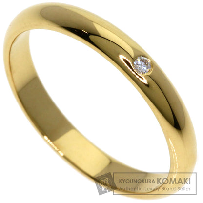 CARTIER   Classic Wedding 1P Diamond # 48 Ring  K18 Yellow Gold Ladies [Used]