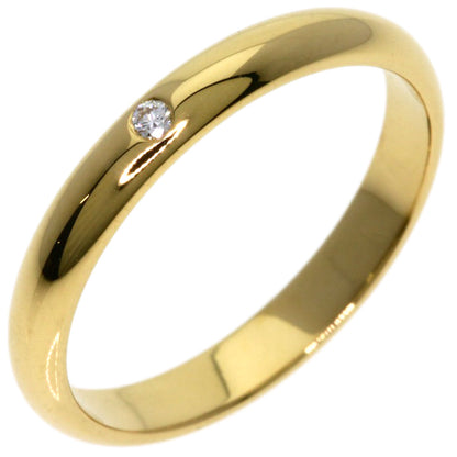 CARTIER   Classic Wedding 1P Diamond # 48 Ring  K18 Yellow Gold Ladies [Used]