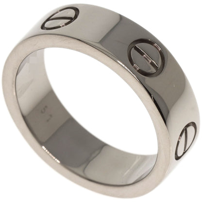 CARTIER   Ring love ring #51 K18 White Gold Ladies