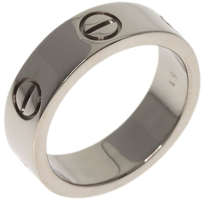 CARTIER   Ring love ring #51 K18 White Gold Ladies