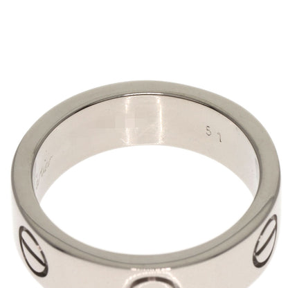 CARTIER   Ring love ring #51 K18 White Gold Ladies
