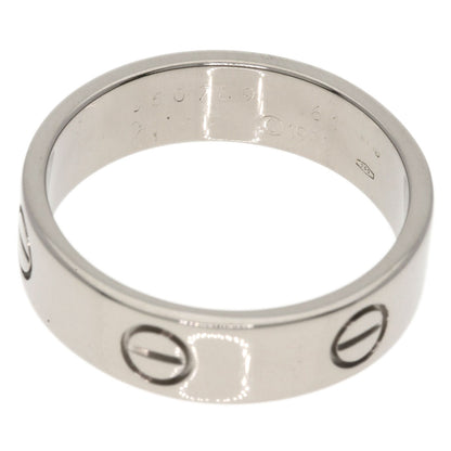 CARTIER   Ring love ring #61 K18 White Gold unisex