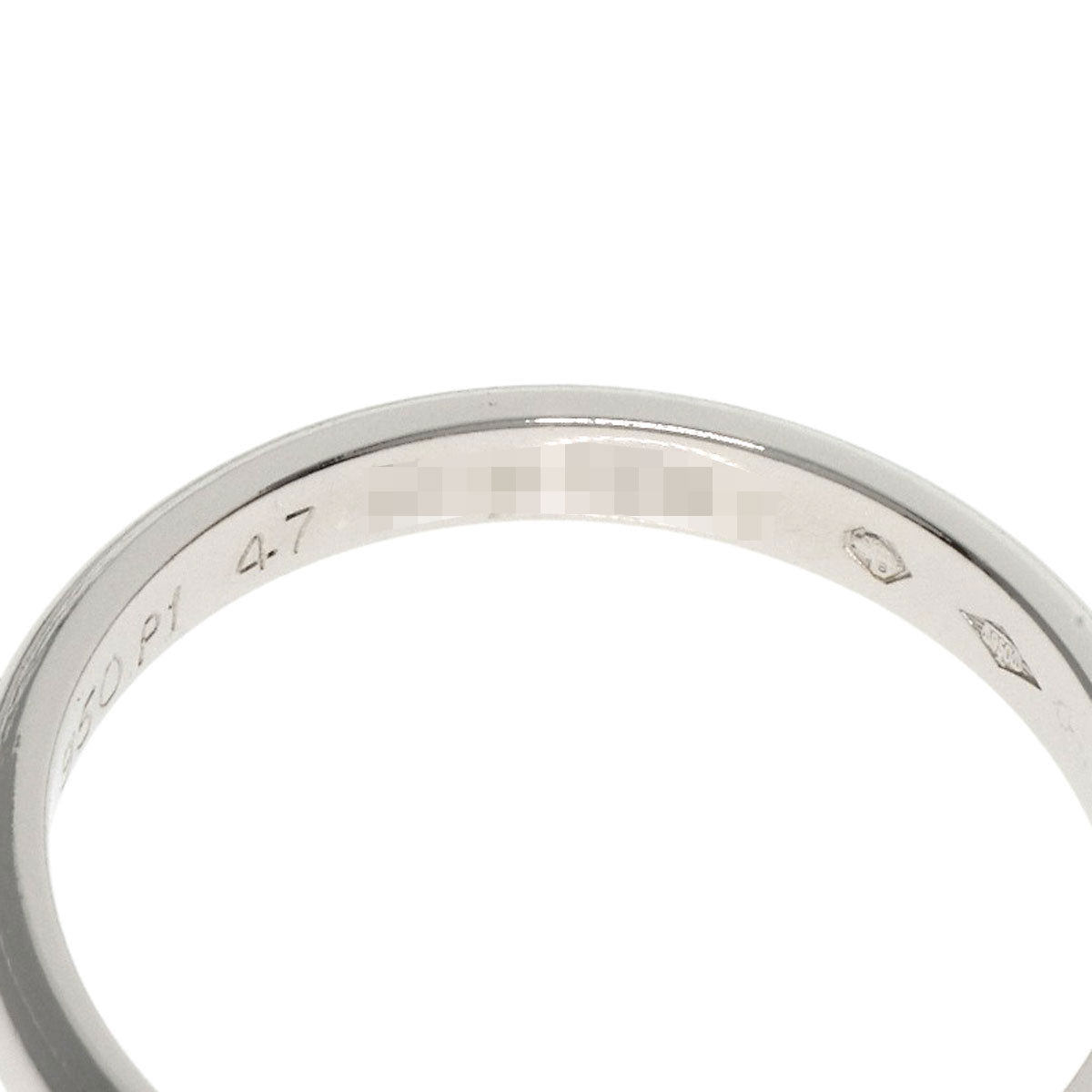 CARTIER   Ring Classic Wedding Band #47 Platinum PT950 Ladies