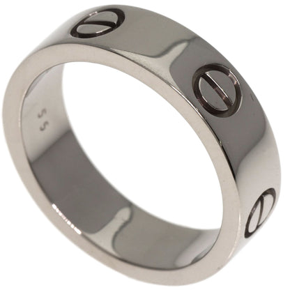 CARTIER love ring #55 Ring K18 White Gold Ladies [Used]
