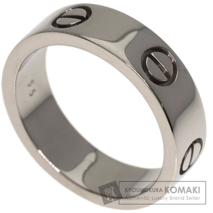 CARTIER love ring #55 Ring K18 White Gold Ladies [Used]