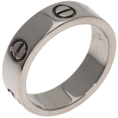 CARTIER love ring #55 Ring K18 White Gold Ladies [Used]
