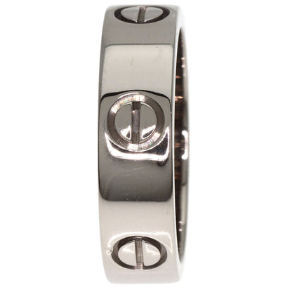 CARTIER love ring #55 Ring K18 White Gold Ladies [Used]
