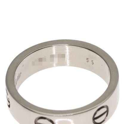 CARTIER love ring #55 Ring K18 White Gold Ladies [Used]