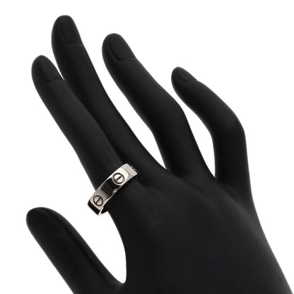 CARTIER love ring #55 Ring K18 White Gold Ladies [Used]