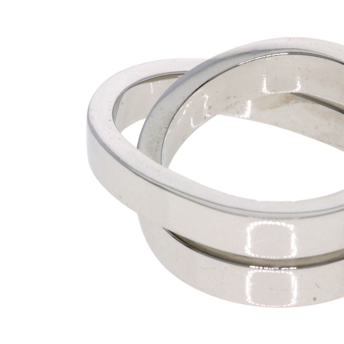 CARTIER   Paris Ring #52 Ring  K18 White Gold Ladies [Used]