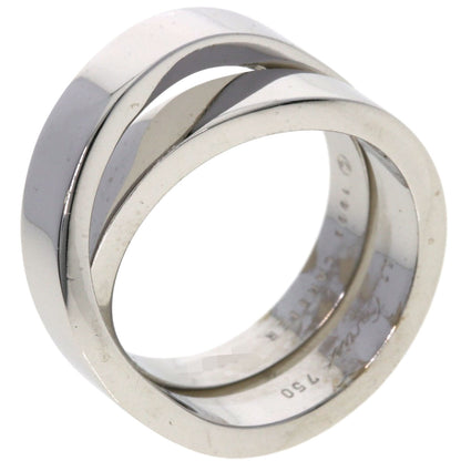 CARTIER   Paris Ring #52 Ring  K18 White Gold Ladies [Used]