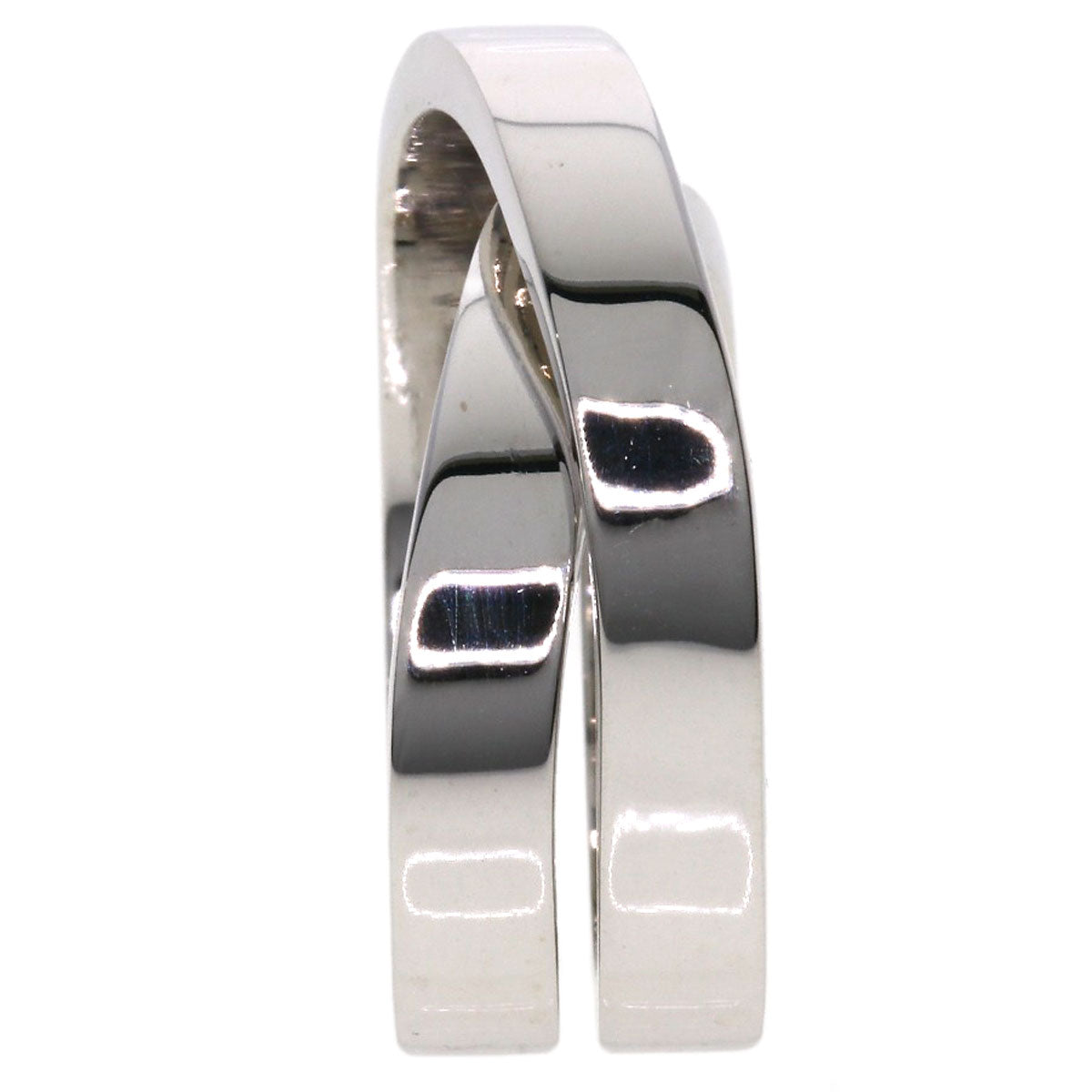 CARTIER   Paris Ring #52 Ring  K18 White Gold Ladies [Used]