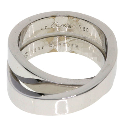 CARTIER   Paris Ring #52 Ring  K18 White Gold Ladies [Used]