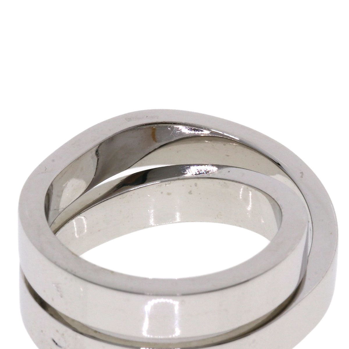 CARTIER   Paris Ring #52 Ring  K18 White Gold Ladies [Used]