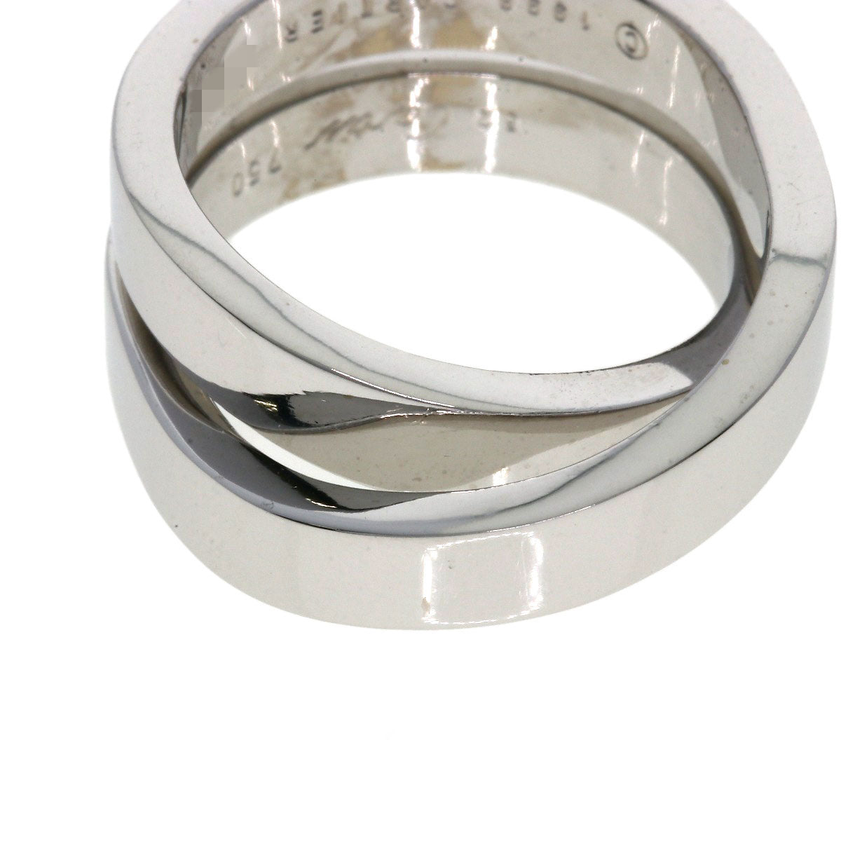 CARTIER   Paris Ring #52 Ring  K18 White Gold Ladies [Used]