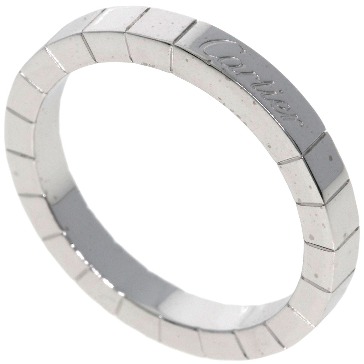 CARTIER   Lanier # 58 Ring  K18 White Gold Ladies [Used]