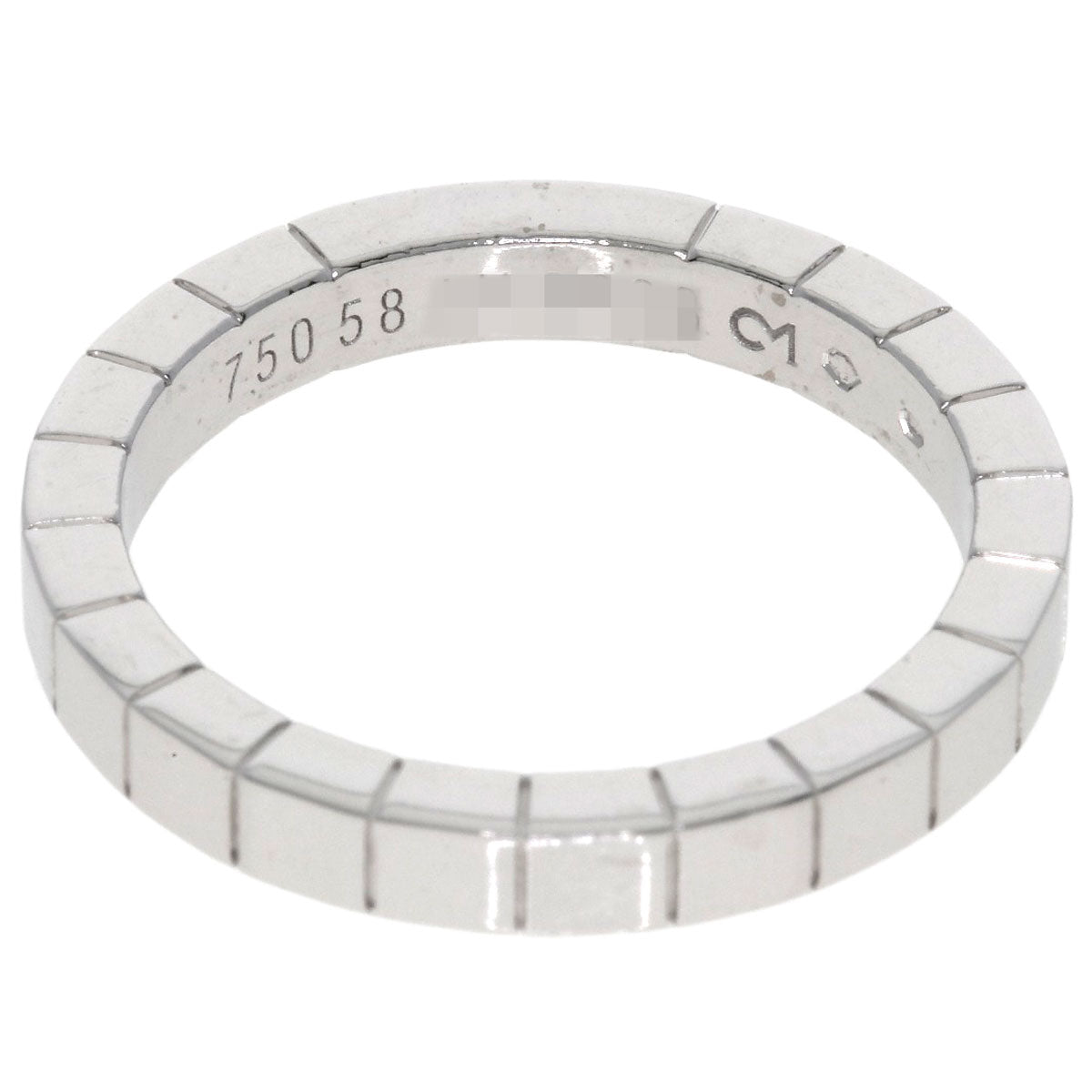 CARTIER   Lanier # 58 Ring  K18 White Gold Ladies [Used]
