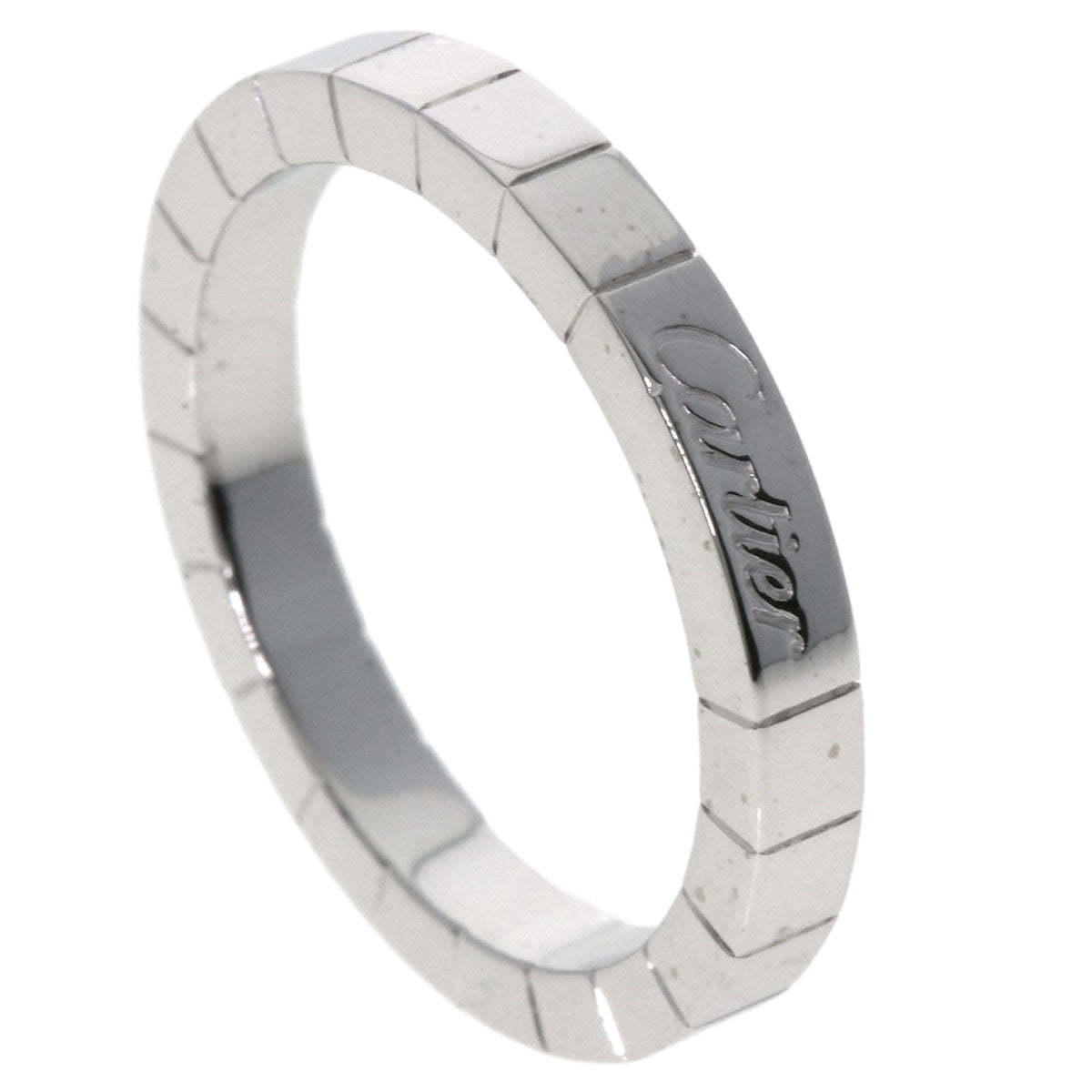 CARTIER   Lanier # 58 Ring  K18 White Gold Ladies [Used]