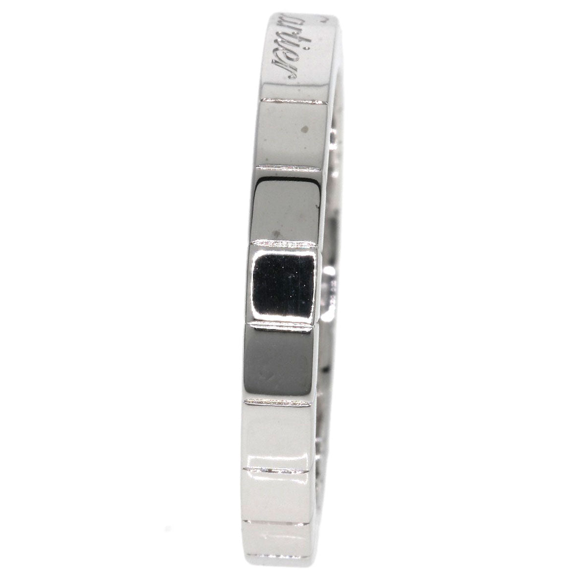 CARTIER   Lanier # 58 Ring  K18 White Gold Ladies [Used]