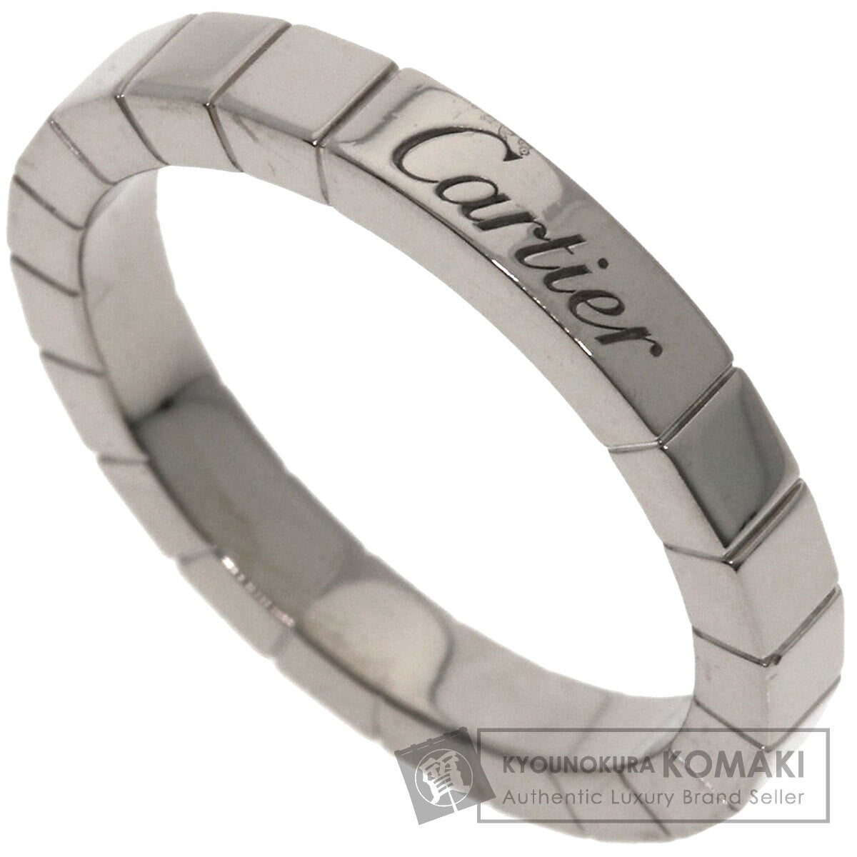 CARTIER   Laniere # 54 Ring  K18 White Gold Ladies [Used]