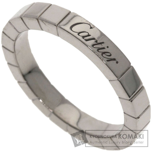 CARTIER   Laniere # 54 Ring  K18 White Gold Ladies [Used]