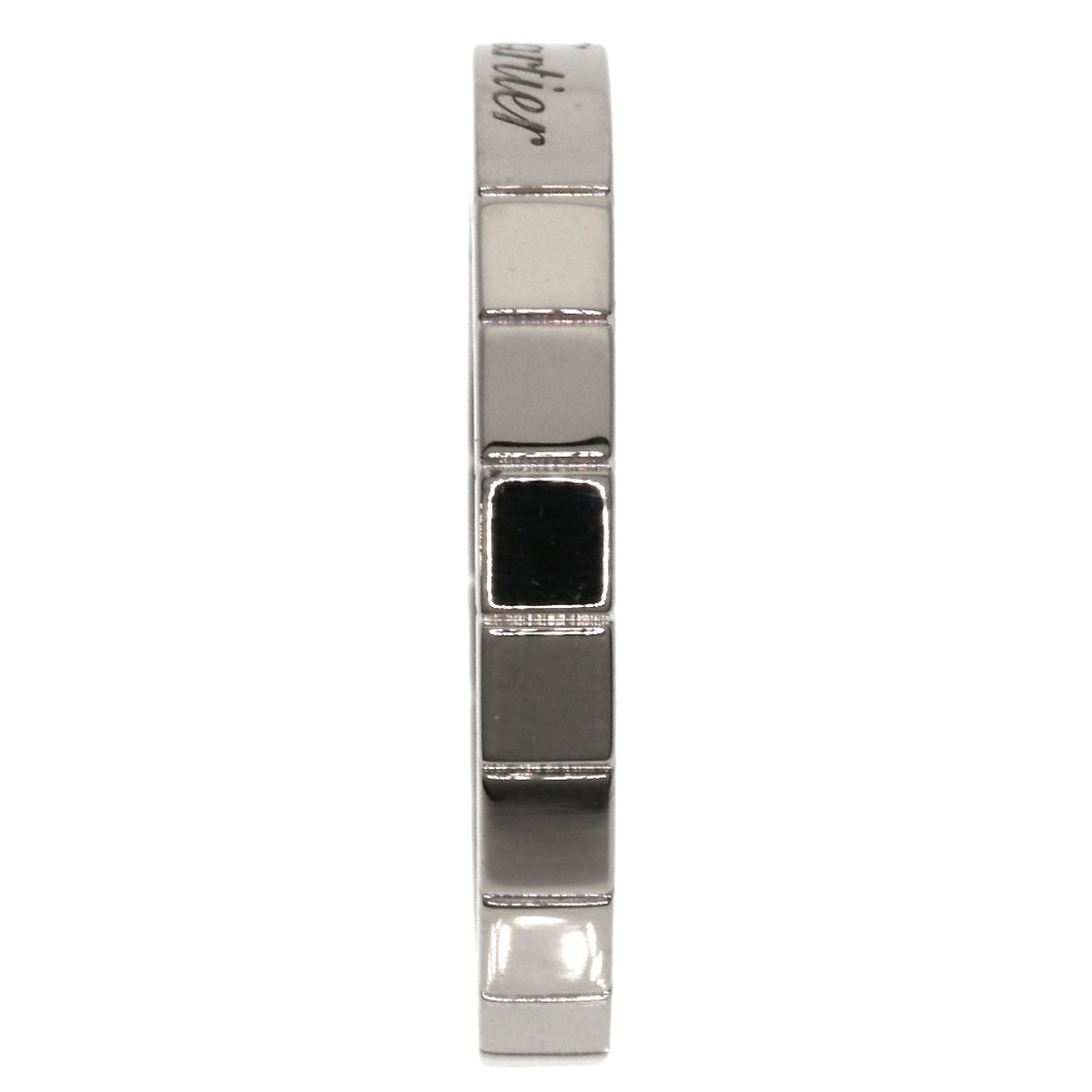 CARTIER   Laniere # 54 Ring  K18 White Gold Ladies [Used]