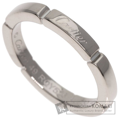 CARTIER   Ring Mailon Panthere # 49 K18 White Gold Ladies