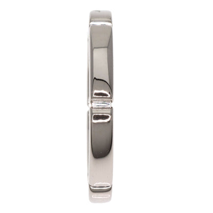 CARTIER   Ring Mailon Panthere # 49 K18 White Gold Ladies