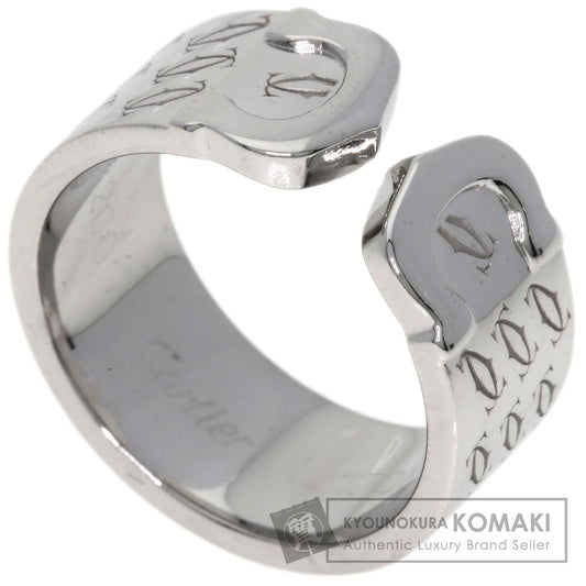 CARTIER   Ring 2C ring # 49 K18 White Gold Ladies