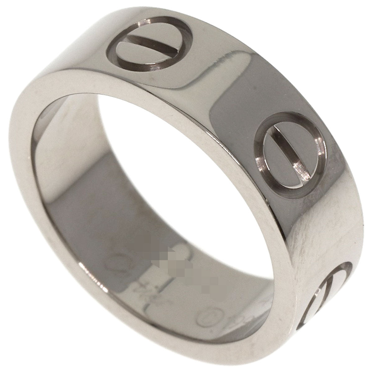 CARTIER   Ring love ring #45 K18 White Gold Ladies