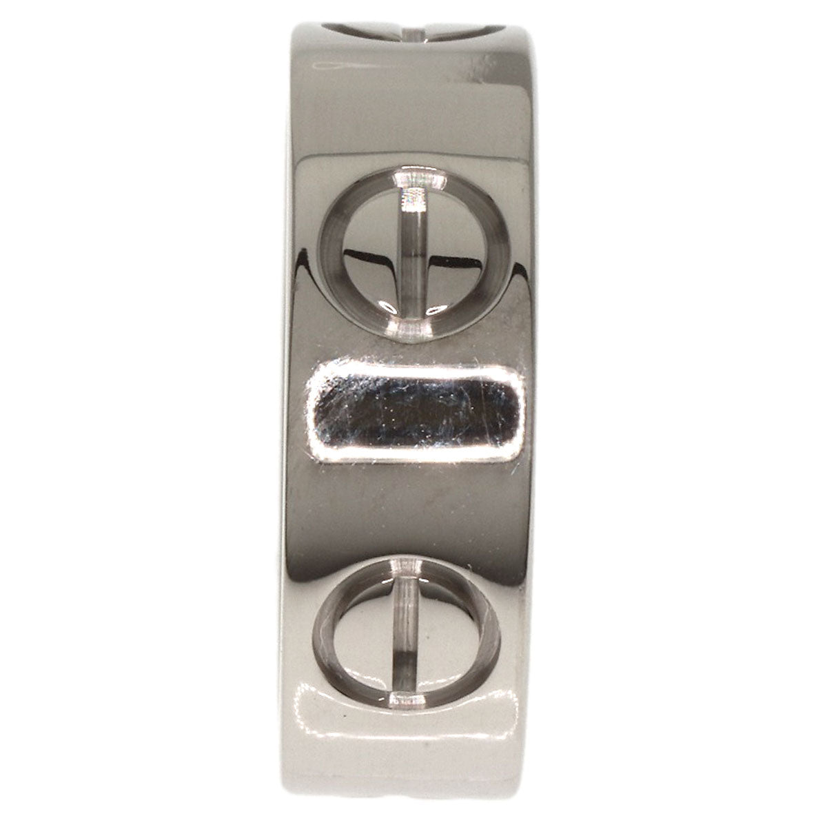 CARTIER   Ring love ring #45 K18 White Gold Ladies