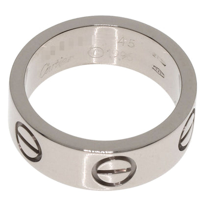 CARTIER   Ring love ring #45 K18 White Gold Ladies