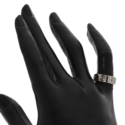 CARTIER   Ring love ring #45 K18 White Gold Ladies