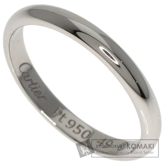 CARTIER   Ring Classic Wedding Band #49 Platinum PT950 Ladies