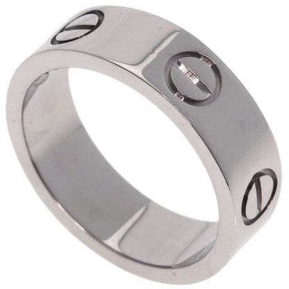 CARTIER love ring #50 Ring K18 White Gold Ladies [Used]