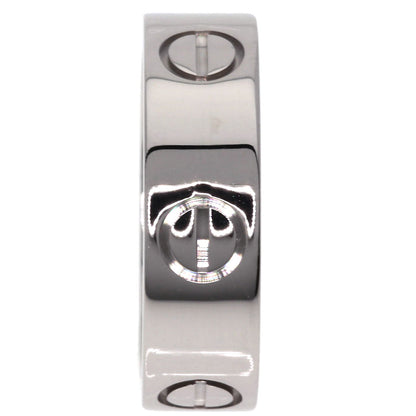 CARTIER love ring #50 Ring K18 White Gold Ladies [Used]