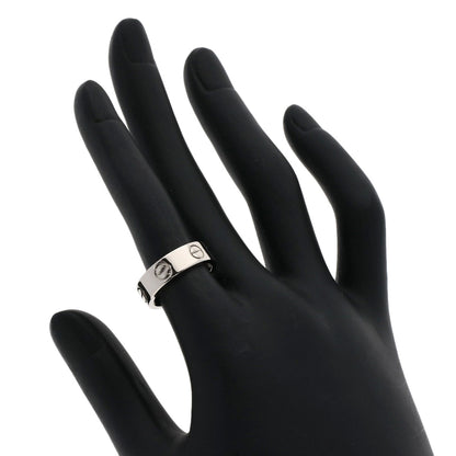 CARTIER love ring #50 Ring K18 White Gold Ladies [Used]