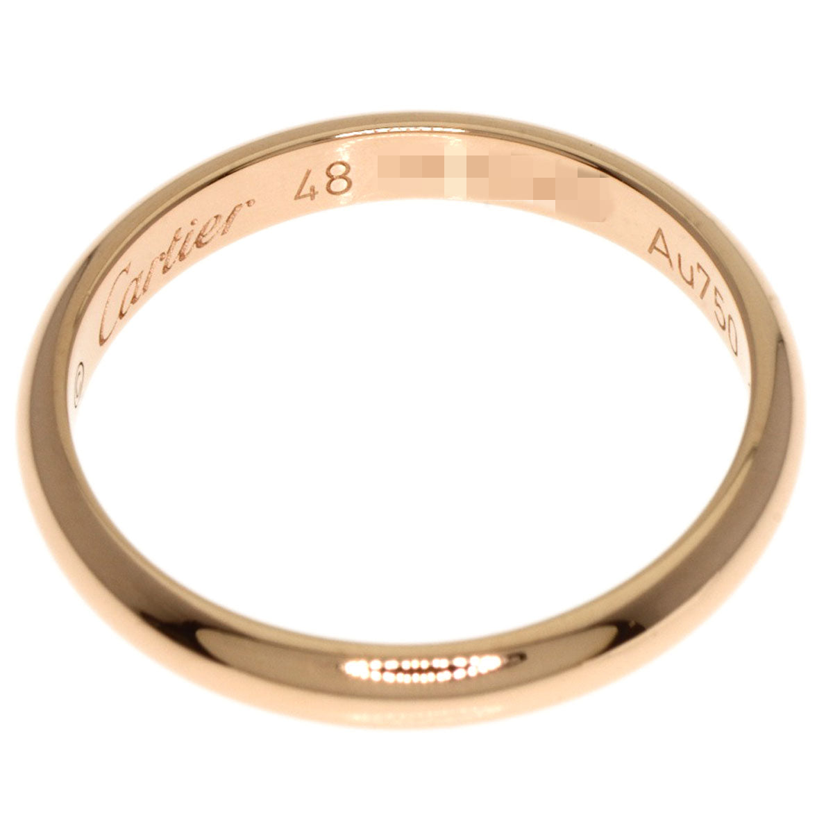 CARTIER   Classic Wedding #48 Ring  K18 Pink Gold Ladies [Used]