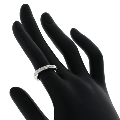 CARTIER   Laniere # 49 Ring  K18 White Gold Ladies [Used]