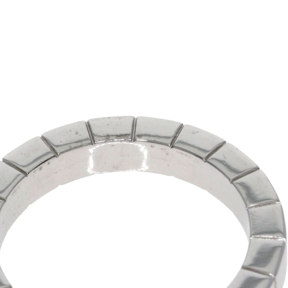 CARTIER   Laniere # 49 Ring  K18 White Gold Ladies [Used]