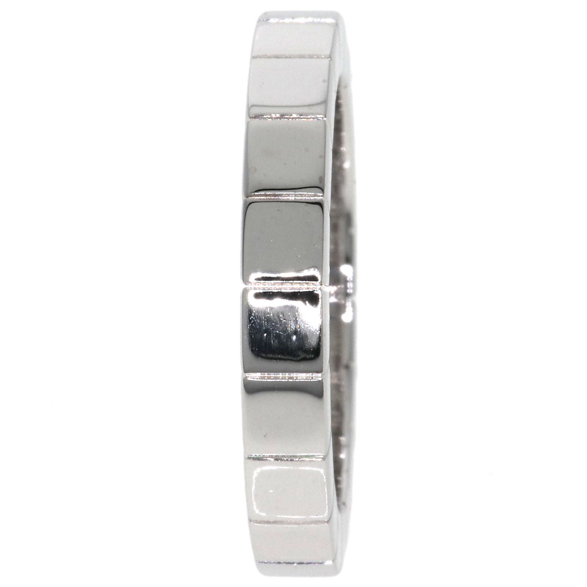 CARTIER   Laniere # 49 Ring  K18 White Gold Ladies [Used]