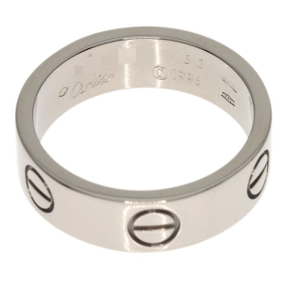 CARTIER   Ring love ring #53 K18 White Gold Ladies