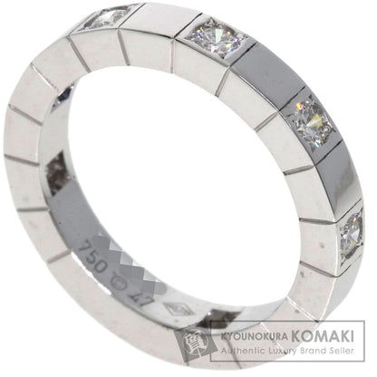 CARTIER Raniere Half Diamond #47 Ring K18 White Gold Ladies [Used]