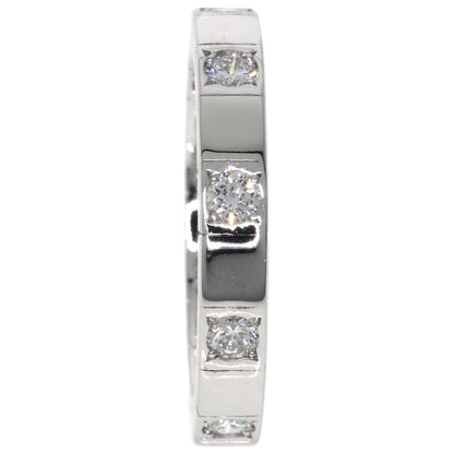 CARTIER Raniere Half Diamond #47 Ring K18 White Gold Ladies [Used]