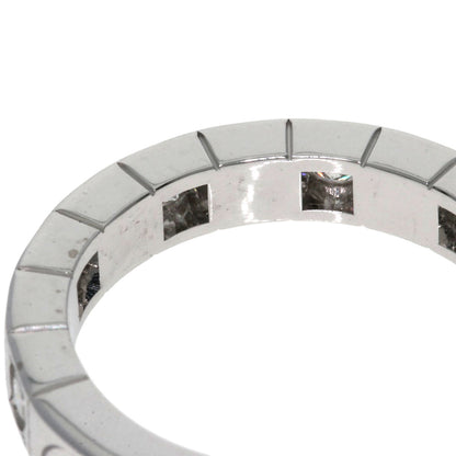 CARTIER Raniere Half Diamond #47 Ring K18 White Gold Ladies [Used]