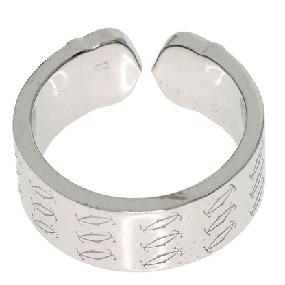 CARTIER C2 Diamond LM #53 Ring K18 White Gold Ladies [Used]