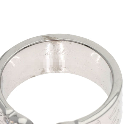 CARTIER C2 Diamond LM #53 Ring K18 White Gold Ladies [Used]